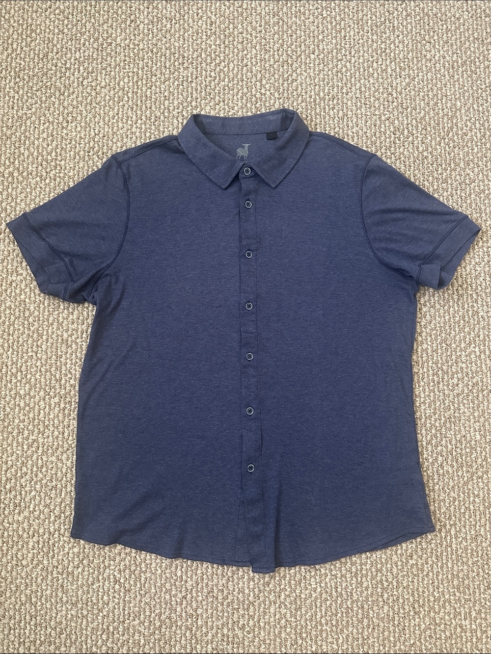 Raffi Men's The Linden Cotton Polo Navy Large